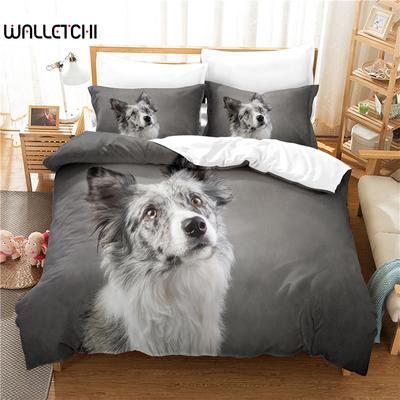 Beautiful Puppy Bedding Set Duvet Cover Set 3d Bedding Digital Printing Bed Linen Queen Size Bedding Set Fashion Design