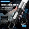 Multi-Functional Flashlight with Charging Cable with Strong Light And Soft Side Lamp for Outdoor Work And Camping