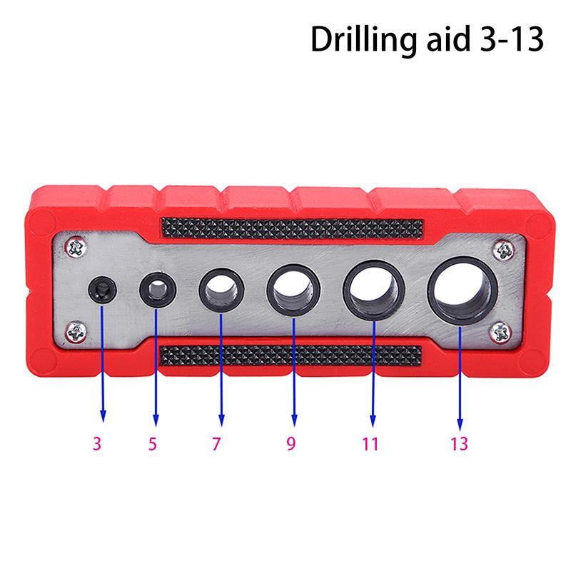 

Многофункциональный дырокол 2-12/3-13 мм, направляющий локатор для сверления, подходящий для круглого стержня и плоских прямоугольных отверстий B