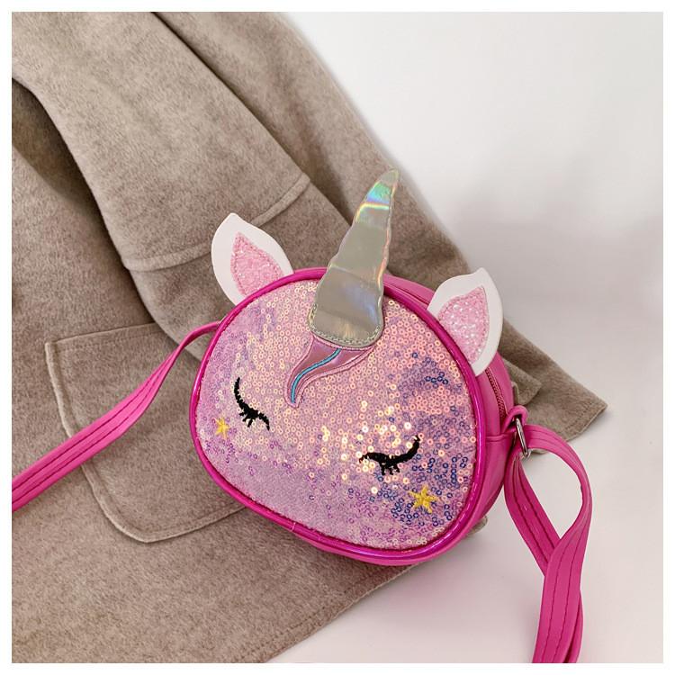 Baby Girl Unicorn Costume Style Childrens Small Shoulder Bag With Durable Pu Fabric