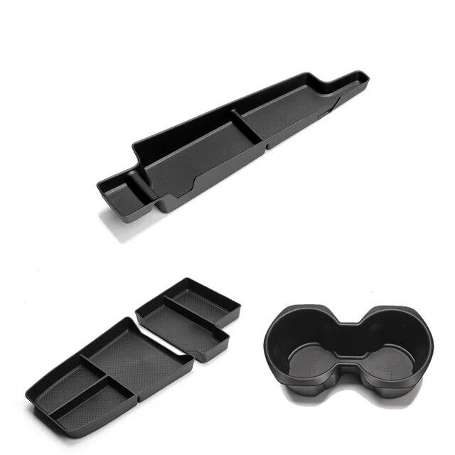 For BMW X1 U11 2023+ TPE Car Interior Organizor Storage Tray Console Cup Holder Mat Auto Accessories