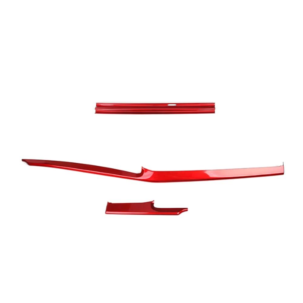 Carbon Fiber Dashboard Middle Center Console Cover Trim Strip Car Interior For Kia Sportage NQ5 2026 Accessories LHD