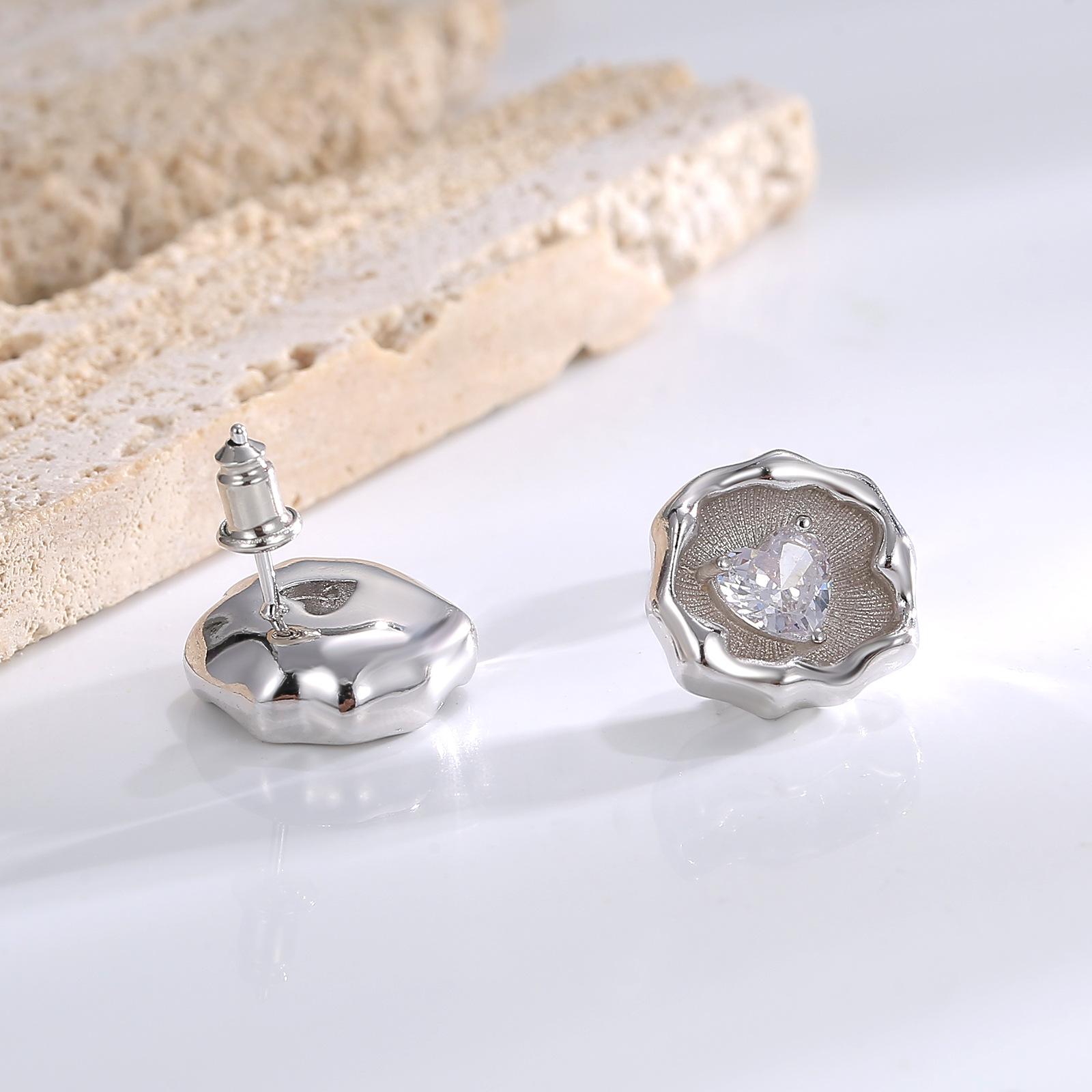 

Новые серьги-пусеты высокого класса, серьги-цветы в стиле легкой роскоши и ретро, нишевые придворные серьги