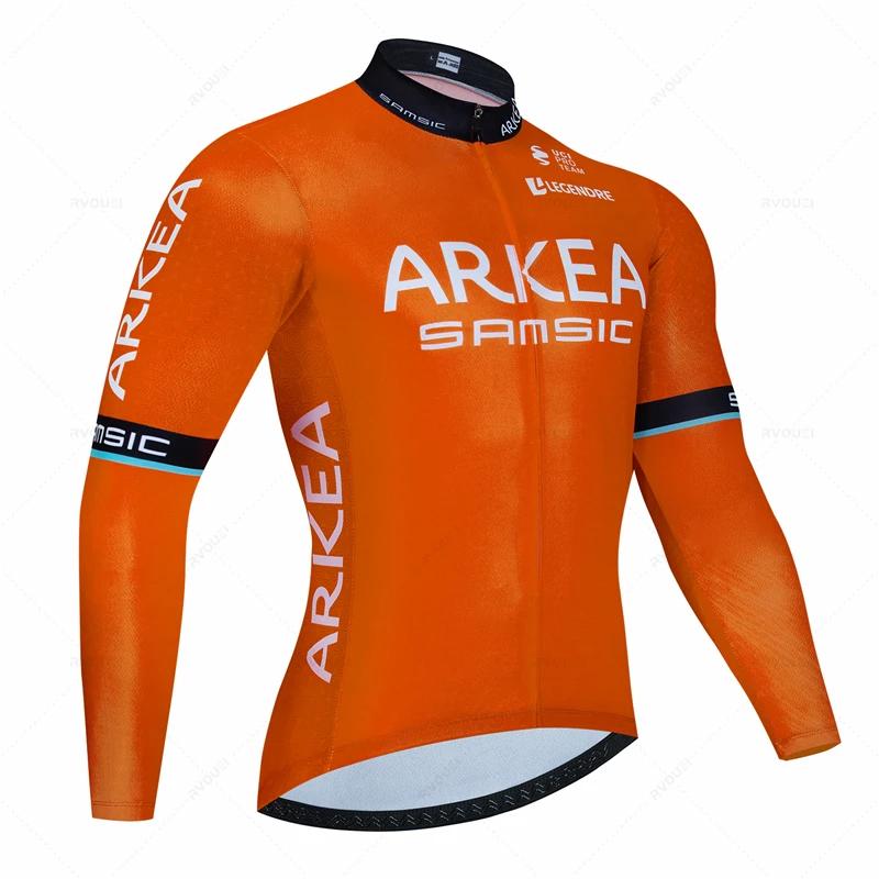 Men Bike Suit 19D Gel Pad Pants Autumn MTB Maillot Ciclismo Clothing Bicycle Uniform 2026 Long Sleeved Autumn Breathable Cycling Suit Set