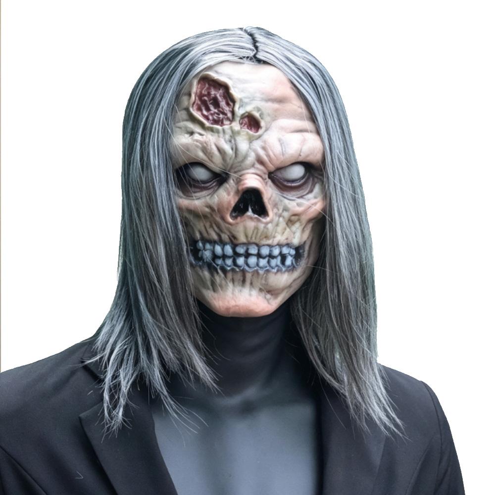 Horror Zombie Mask Latex Full Face Headgear Party Mask