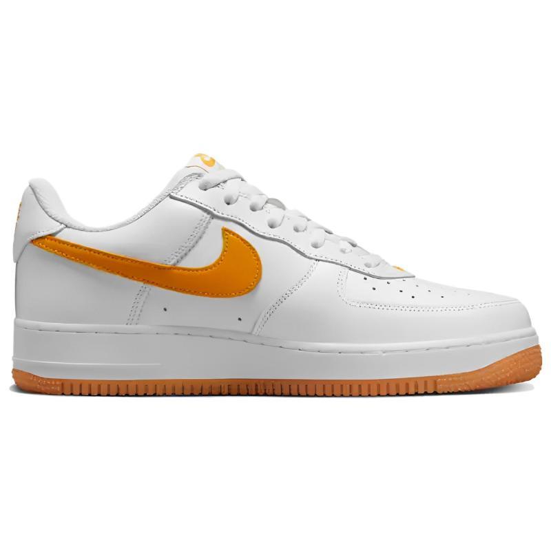 Nike Air Force 1 Low Retro Qs Color Of The Month White University Gold Sneakers FD7039-100