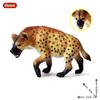 Oenux Classic Wild African Animals Simulation Tiger Hyaenidae Action Figure Figurines PVC Model Education School Kid Toys