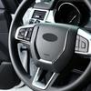 ABS Carbon fiberSteering Wheel U shape Trim For Land Rover Discovery Sport 15-19