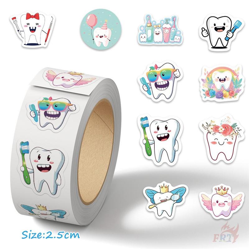 

500 шт./рулон Защитите свои зубы Наклейки-награды для детей - Сделай сам Скрапбуки Альбом Декор Уплотнительные наклейки-декали