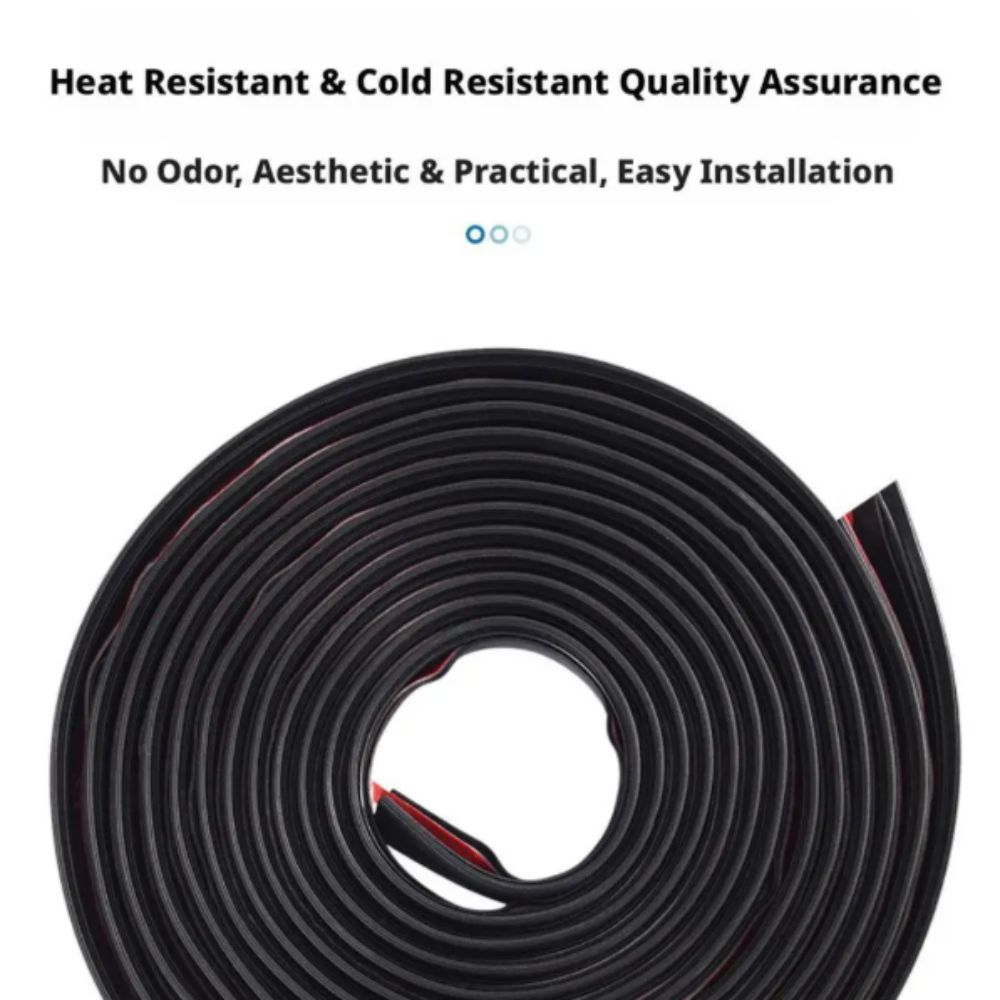 Rubber Material Car Rubber Sealing Strips V-Shape Design Waterproof Strip  Glass Gap Sealing