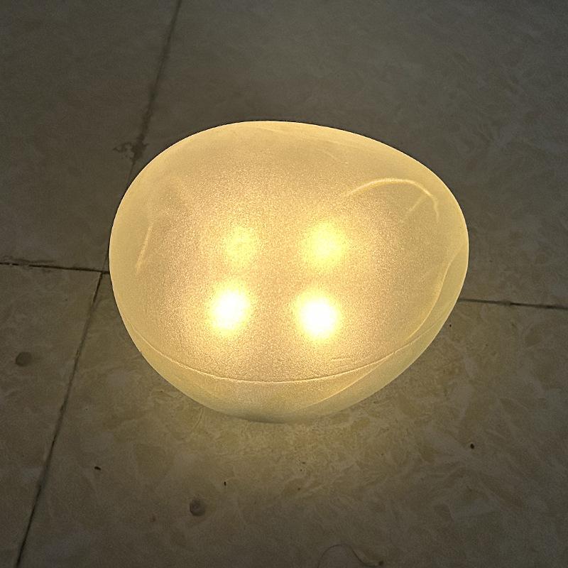 Outdoor Solar Pebble Garden Lights for Lawn and Courtyard