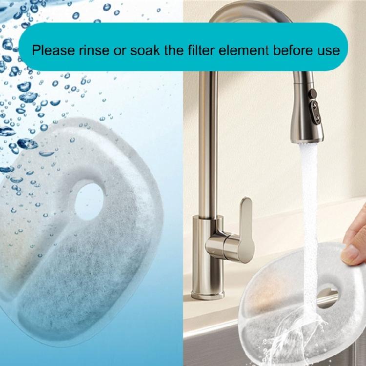 Pet Drinking Fountain Replacement Filter MultiLayer Structure Filter to Eliminates Impurities Effectively Purification