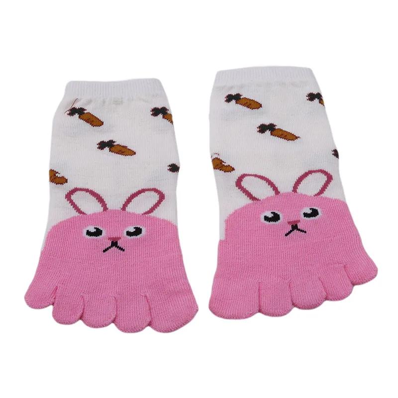Kawaii Children Socks Cotton Animal Pattern Boys Girls Socks Toe Socks for Kids Five Finger Sock Winter Fall  New