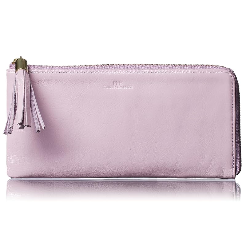 

[VOICE] Italy Manufactured by MASINI cowhide Pitti ladies Thin L-shaped zipper long wallet italian top notch brand is used by soft beautiful colors