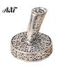 Vintage Desk Organizer Round Pen Holder, Durable Metal Exquisite Carved Desktop Ornament, Office Stationery Holder Dip Pens And Quill Supply,