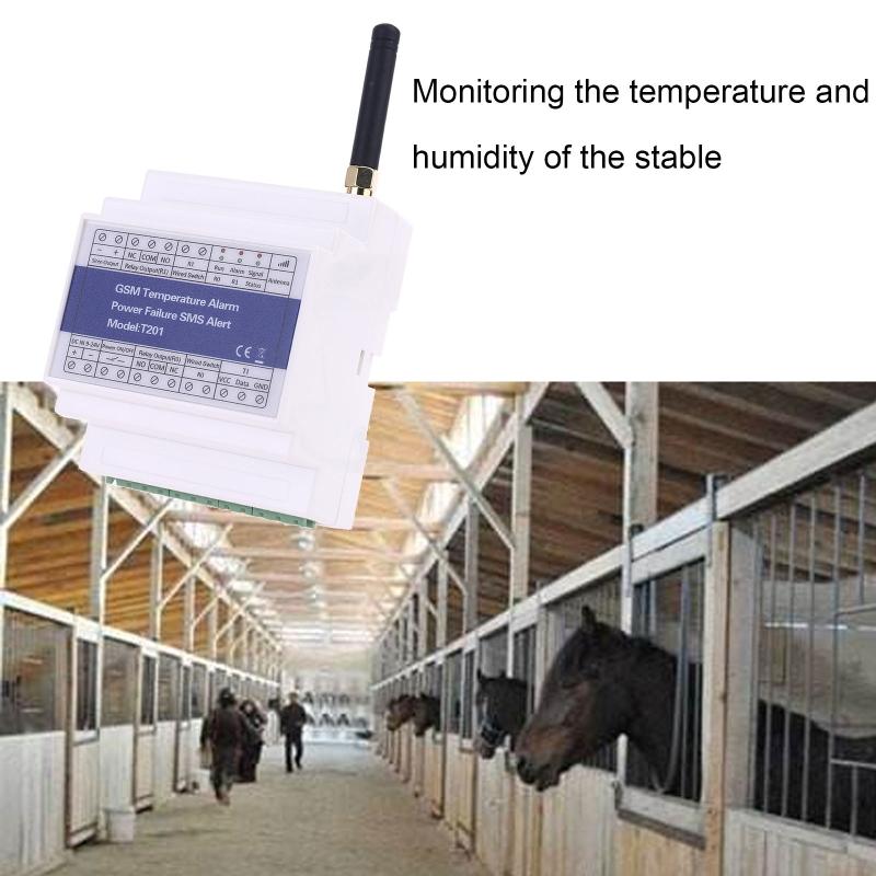 Durable GSM 3G 4G Temperature Power Status Monitoring Relay T201 for Remote Monitoring Site Temp Power Failure SMS Alert