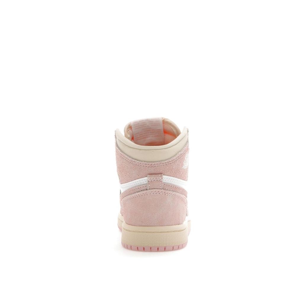 Air Jordan 1 Retro High OG PS Washed Pink Kids Sneakers Atmosphere White Muslin FD2597-600