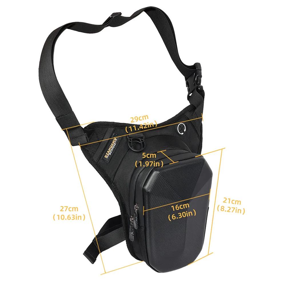 Motorrad Bein Seitentasche Hüfttasche Oberschenkelgürtel Hüfte Gesäß Gürteltasche EVA Hartschale Outdoor Motorrad Drop Leg Tasche Handy Geldbörse