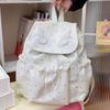 Schoolbag High Value Lazy Wind Go Out Casual Backpack Junior High School Student Versatile Schoolbag Korean Polka Dot Retro Backpack