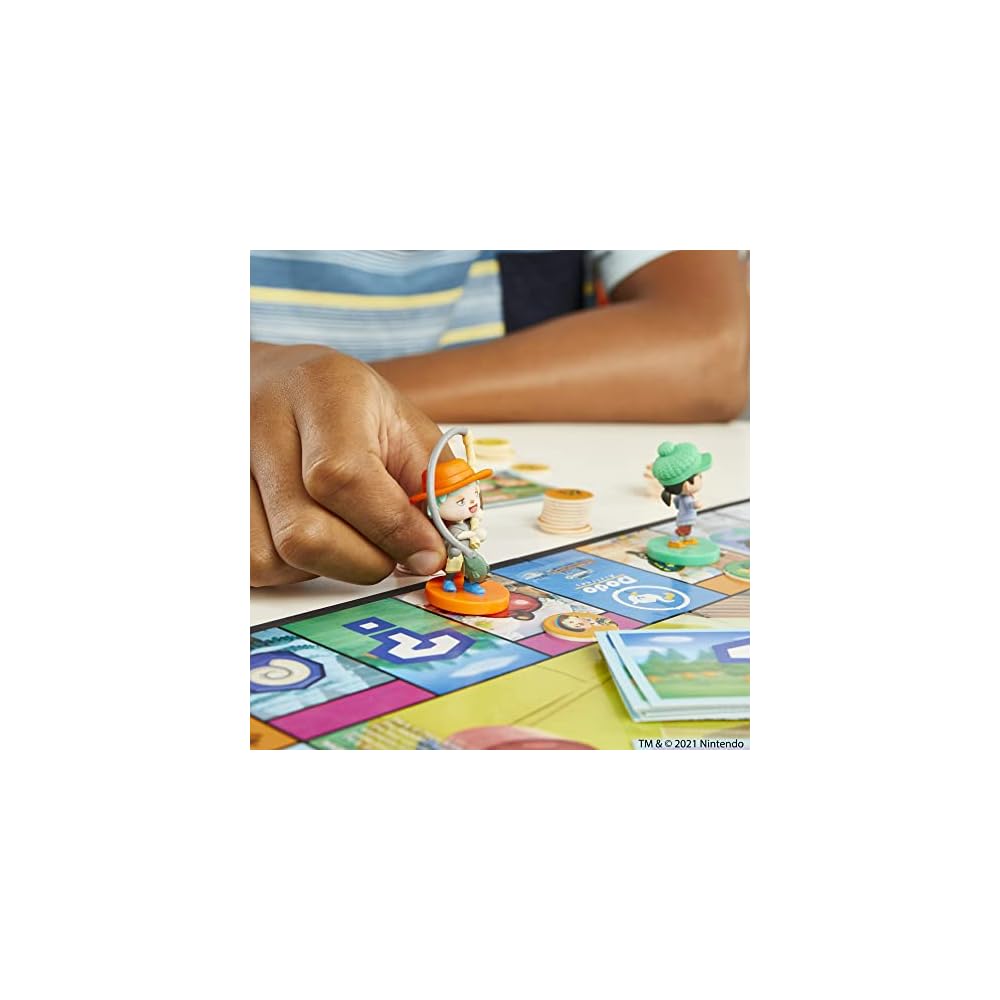 Hasbro Monopoly Animal Crossing Kids Board Game Family-Friendly for Ages 8+ 2-4 Players