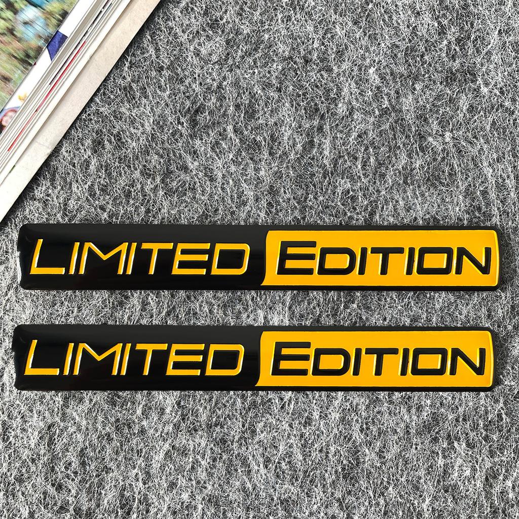 1pcs New LIMITED EDITION Emblem  Car Sticker 3D Aluminium Alloy Material Decorative  Auto Door Side Rear Bumper Sticker