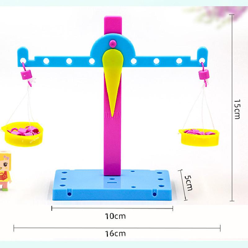 Scientific Experiment Balance Assembly Model Material Set Children Puzzle Toy For Kids Educational