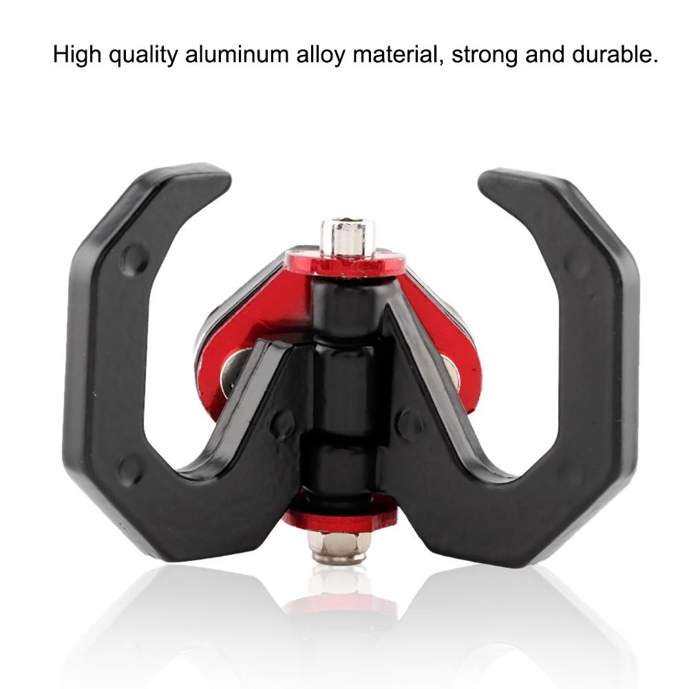 Universal Motorcycle Luggage Bag Modified Aluminum Alloy Hanger Hook Holder Black Red