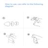 Guitar Auxiliary Tool Guitar Picks Holder Guitar Pick Finger Cots Finger Cover Guitar Plectrums