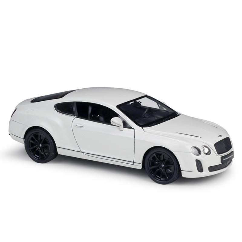 WELLY 1/24 Bentley Continental Supersports GT Металлическая модель автомобиля Литье под давлением Симуляция Металлическая игрушка Люксовая модель автомобиля Коллекция Подарки