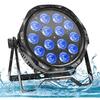 U`King 70W 14 LED Waterproof Par Light Stage Light, RGBW DMX512 Auto Mode Voice Activated, Stylish, Compact, Freestanding Dimmable, Sound Activated an