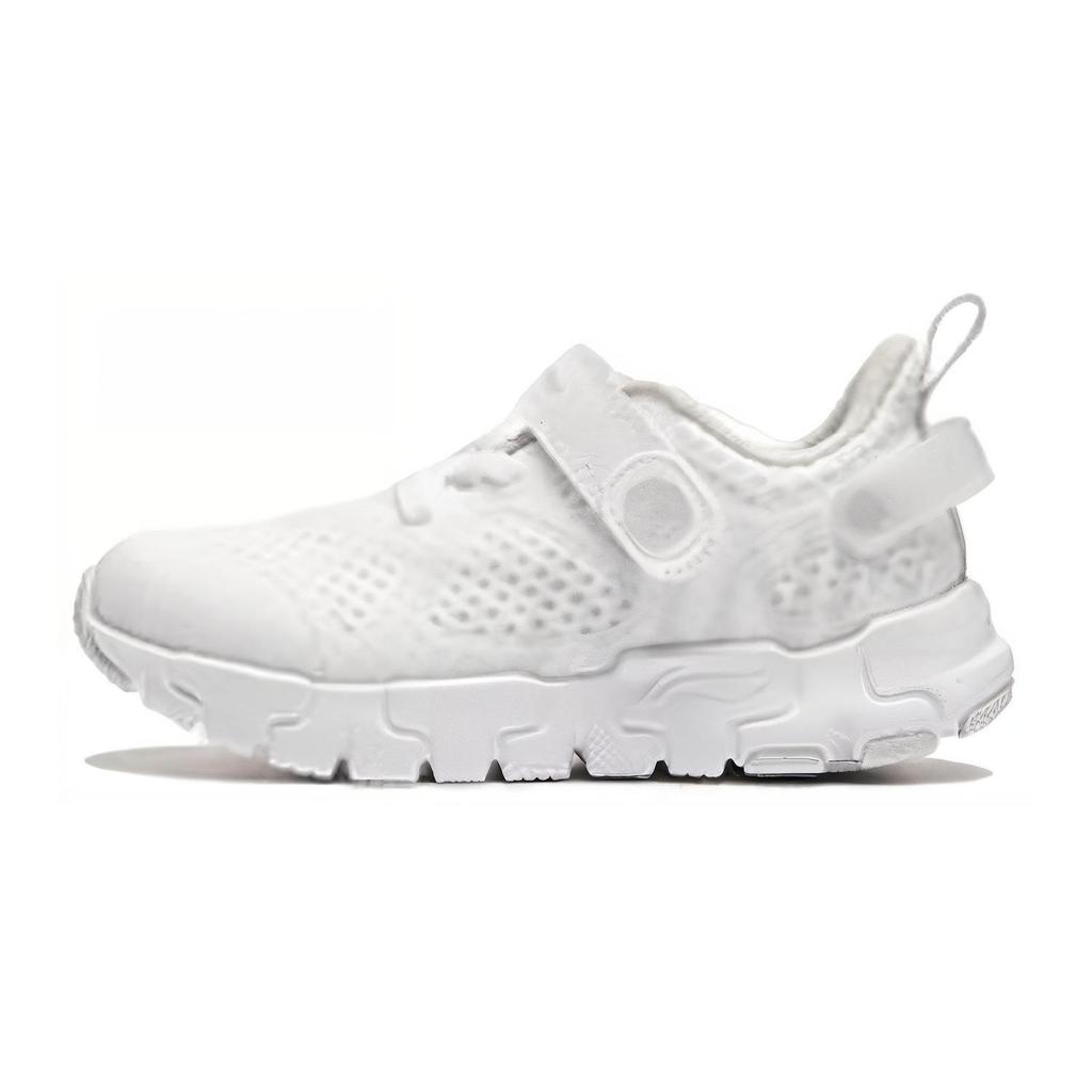 Li Ning Kids Fashion Comfortable Durable Low-Top Casual Shoes Kids Sneaker White YKAU028-7