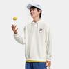 Li Ning Spor Yaşam Tarzı Serisi Amerikan Modası Günlük Çok Yönlü Düz Renk Rahat Örgü Kapüşonlu Sweatshirt Erkek kapüşonlu Sweatshirtler Açık Beyaz AWDV811-2