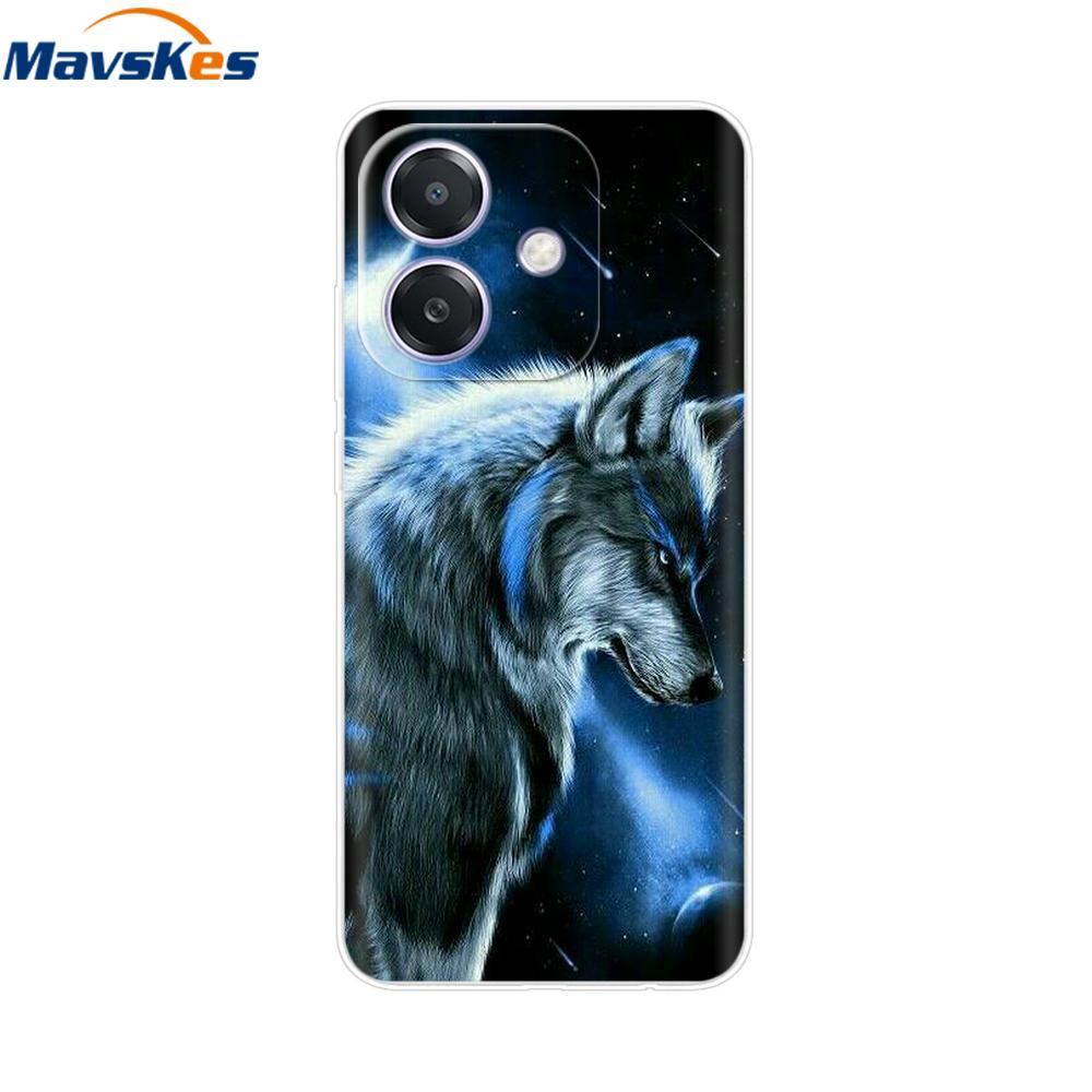 Oppo A3x A3 4G 5G Kılıfı CPH2669 Boyalı Çiçekli Kapak Darbeye Dayanıklı Telefon Kılıfı Oppo A3x OppoA3 OppoA3x İçin Yumuşak TPU Kılıflar Kılıf