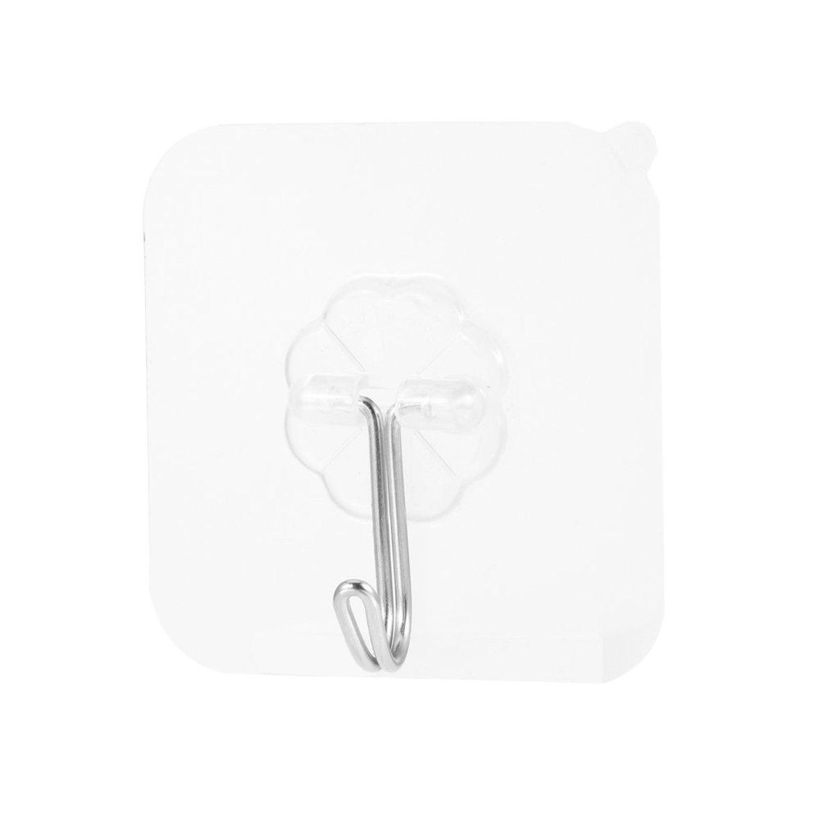 Прозрачный самоклеющийся крючок — фото 2