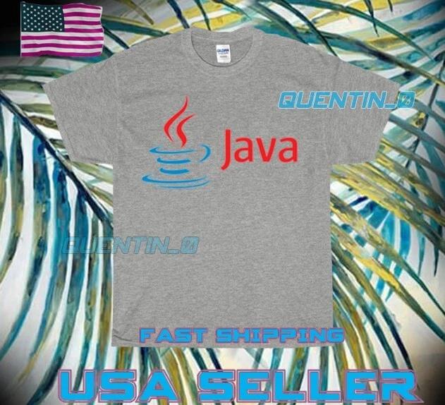 

НОВАЯ Футболка PREMIUM JAVA ЛОГОТИП Футболка СМЕШНАЯ УНИСЕКС РАЗМЕРЫ ОТ S ДО 5XL S