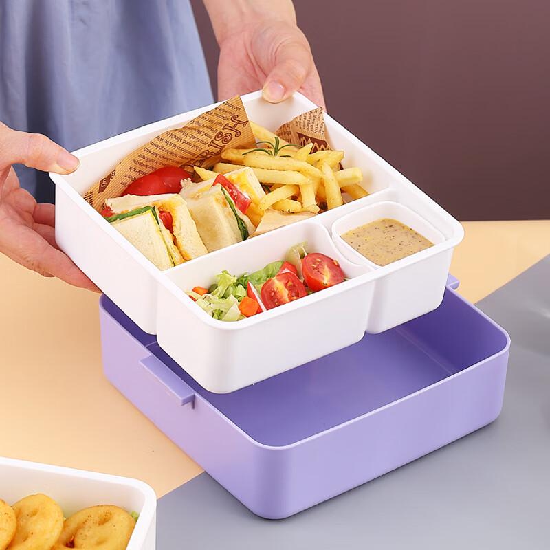 Space Theme Divided Lunch Box