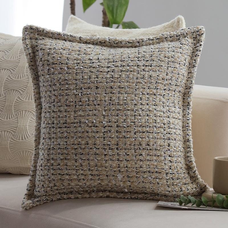 Leichter Luxus und hochwertige Kissenhülle, Sofa-Dekokissen, Kissenhülle für Hotel-Modellzimmer, Kissenhülle für Erkerfenster, Kissen