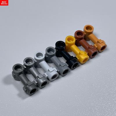 10 Stück/Los MOC Steine Verbinder Teil Stange 1L mit oberem Noppen und 2 seitlichen Noppen 92690 Figuren Modellbausteine Spielzeug Kinder Geschenke