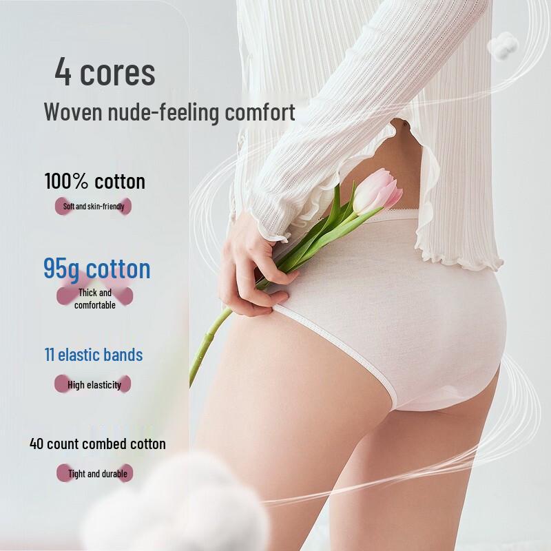 ZiChu Pure Cotton Disposable Maternity & Travel Underwear (15 Count)