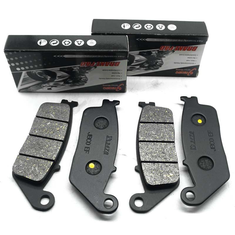 Motorcycle Front Rear Brake Disc Pads Kits for KAWASAKI ER650 Z650 2018      EX650 KHF Ninja 650 ABS 2017