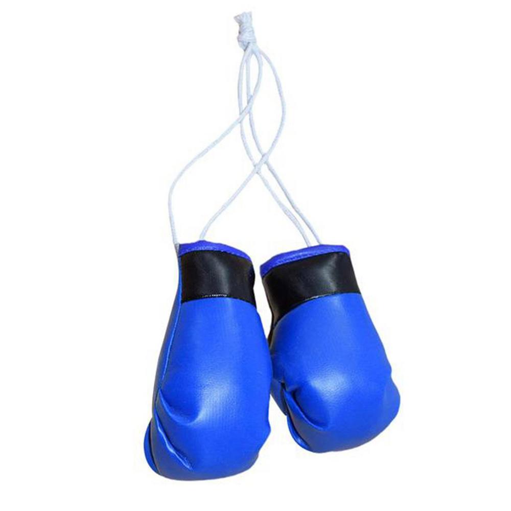 Mini Boxing Gloves For Car Mirror 2Pcs Hang Boxing Gloves For Car Mirror Mini Boxing Gloves Miniature Punching Gloves Boxing