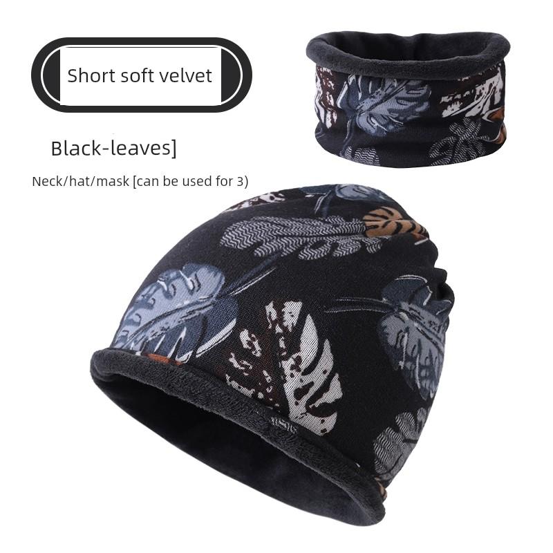 Scarf Men's Autumn and Winter Pullover Women's Heattech Windproof Fleece Thickened Cervical Neck Scarf Mask Scarf Bandana