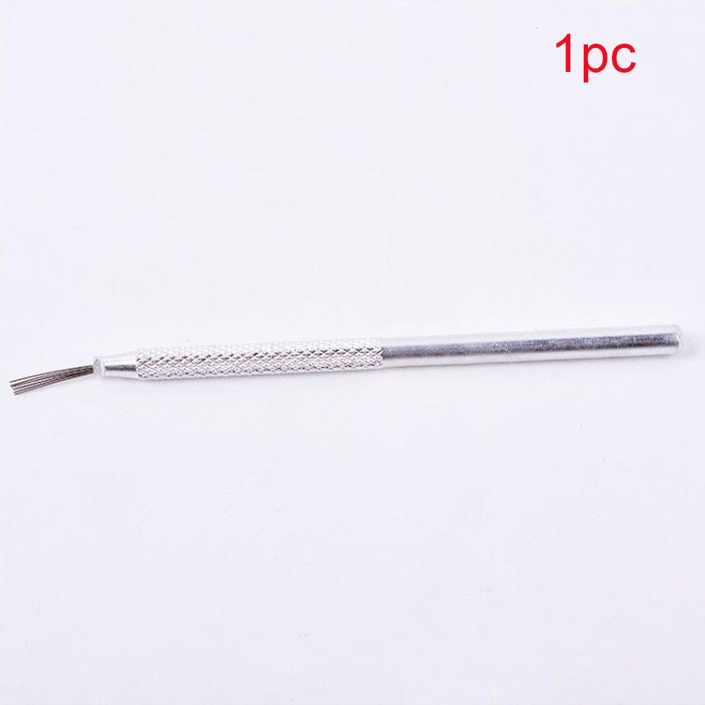 1/2/3pcs DIY Clay Feather Wire 7 Pins Ceramics Tool Pottery Texture Brush Sculpting 1pc