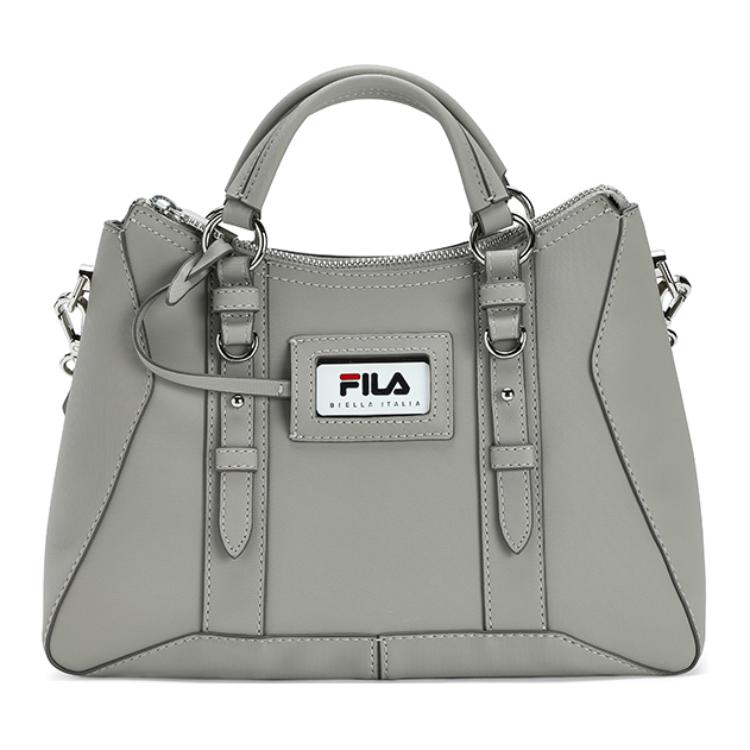 

FILA Casual Commuter Zipper Closure Synthetic Leather Shoulder Crossbody Tote Bag Women bags Light-Blue-Grey F13W448162FGY Light Asphalt Gray
