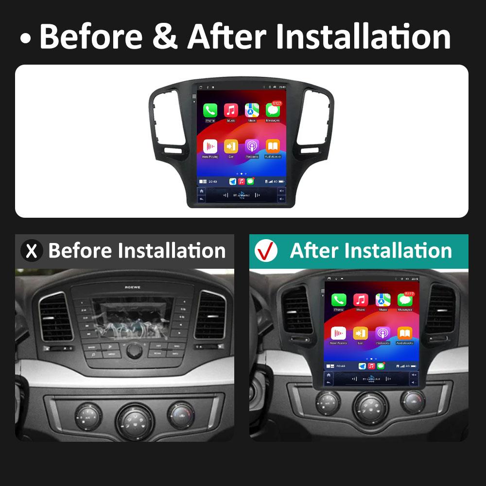 IPS Touch Screen Wireless Carplay for Roewe 350 2010 2011 2012 2013 - 2016 Android Auto GPS Navigation Bluetooth DSP Stereo WIFI