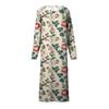 Women's Fashion Casual Sleeveless Round Neck Color Elegant Temperament Dress