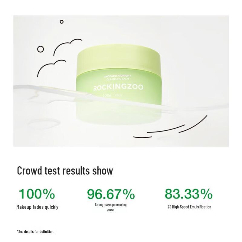 ROCKINGZOO Avocado Night Cleansing Balm