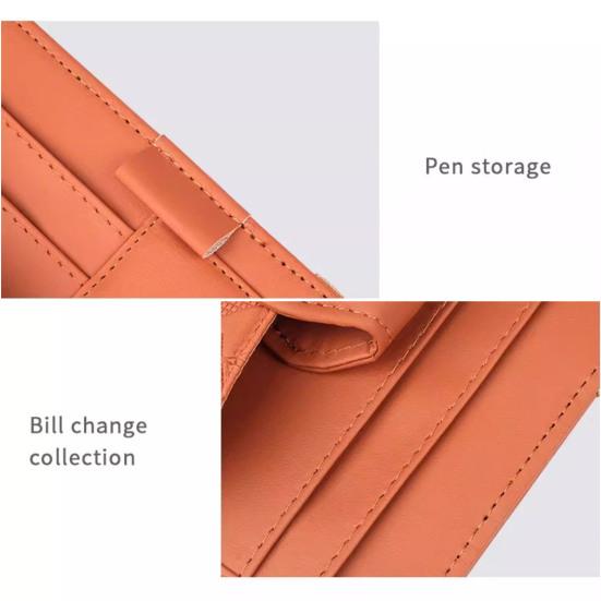 Leather Car Sun Visor Organizer Multi-Pocket Universal Car Accessory Wear-Resistant Car Storage Bag Safe Driving Design Quick Access for Cards