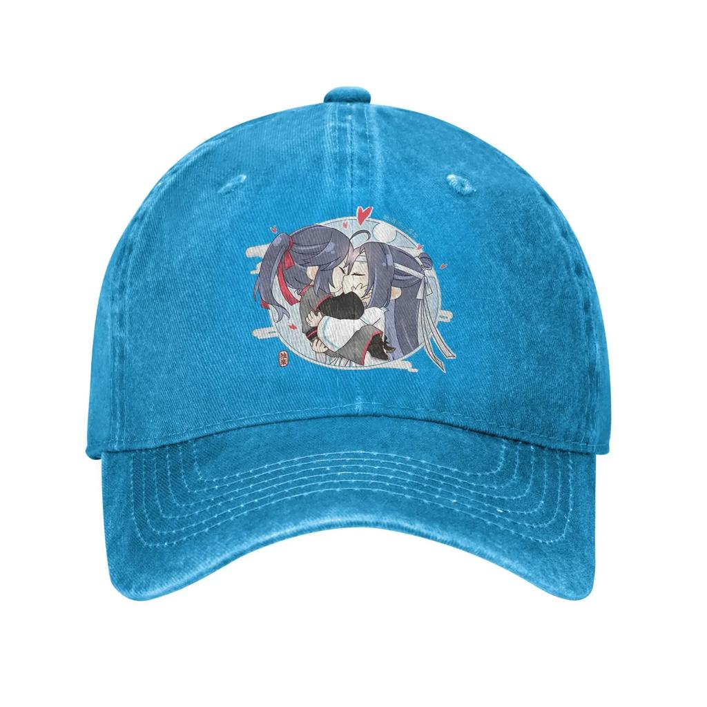Lan Zhan X Wei Wuxian Sun Baseball Cap Mo Dao Zu Shi  Fashion Couple Women Design Running Hippie Baseball Caps Birthday Present