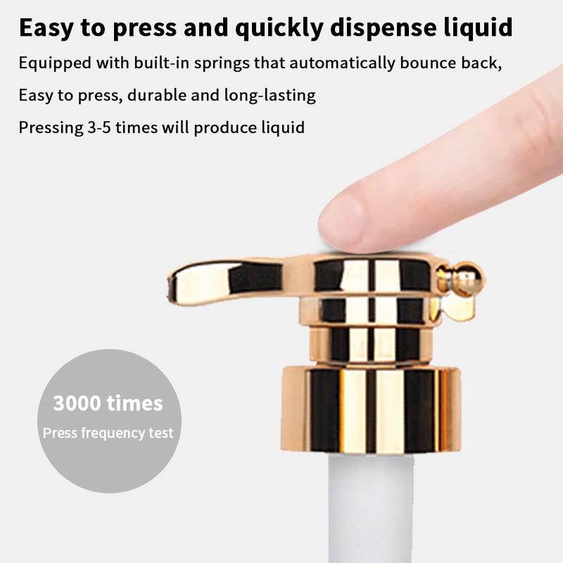 1/3 Pcs Plastic Soap Pump Liquid Dispenser Head Push Type With 32 Thread Bath Bottle Press Nozzle Lotion Tube For Bath Accessory